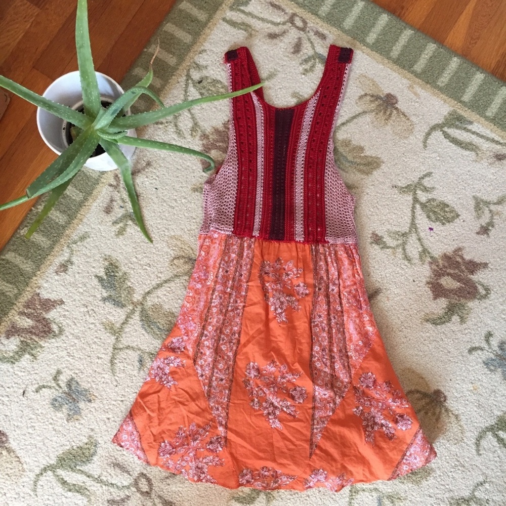 Free People dual knit/cotton dress, size M